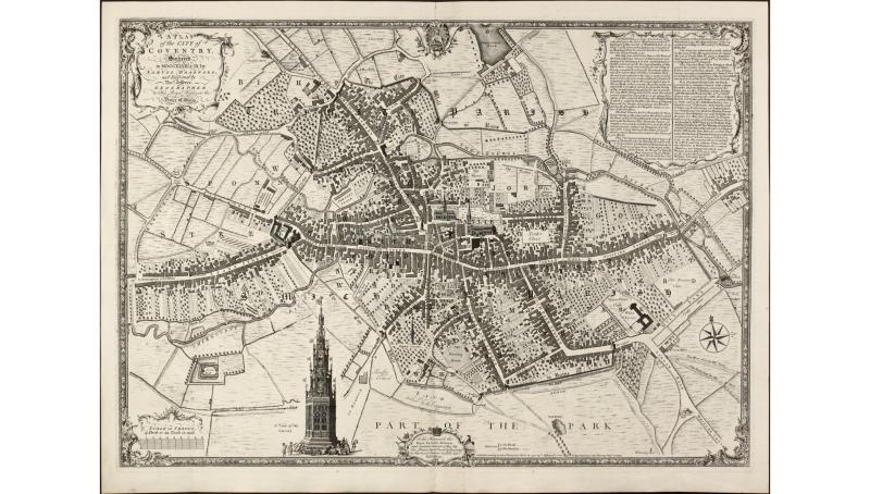 A Plan of the City of Coventry Surveyed in 1747.