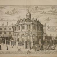 Sheldonian Theatre, Oxford. David Loggan, Oxonia Illustrata, 1675